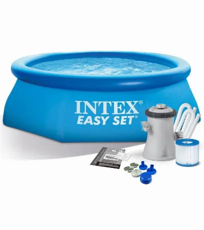 Бассейн INTEX EASY SET, 244х61см, фильтр-насос 1250л/ч, 3077л, 2...