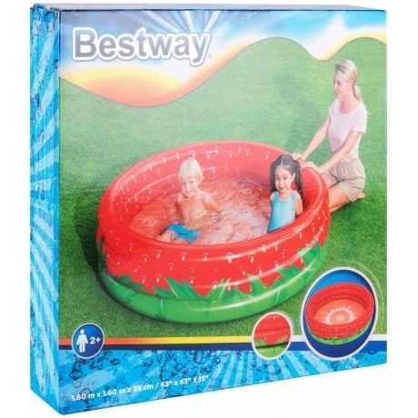 Надувной бассейн Sweet Strawberry 160*38 см  Bestway 51145 - фото 6