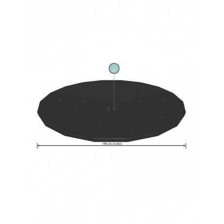 Тент (ПВХ) для бассейна 549 см Bestway 58039 - фото 1