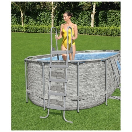 Лестница для бассейнов 132 см  Bestway 58337 - фото 3