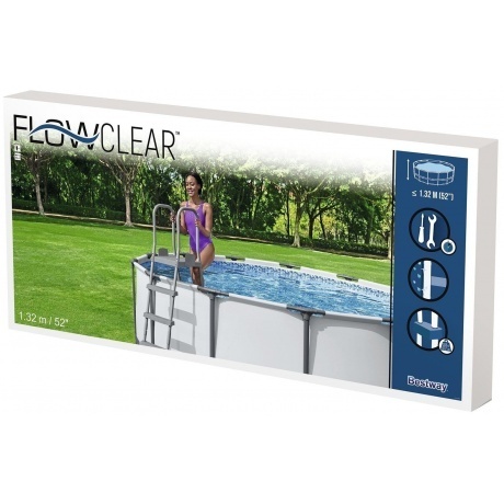 Лестница для бассейнов 132 см  Bestway 58337 - фото 4