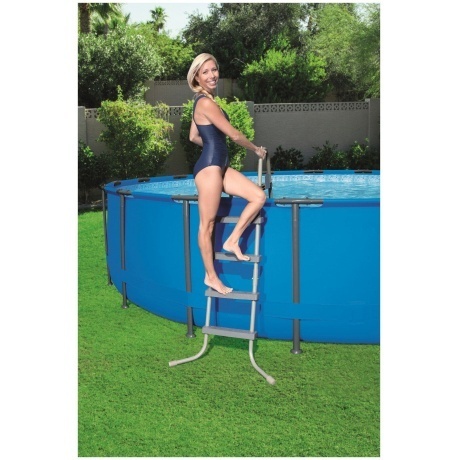 Лестница для бассейнов 122 см  Bestway 58336 - фото 2