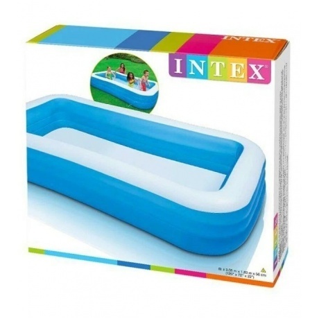 Бассейн семейный 203х152х48см, от 3 лет, в коробке - фото 2