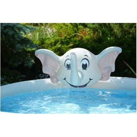 Бассейн со спреем SunClub Слон 3D 205*205*47cм 17821 - фото 3