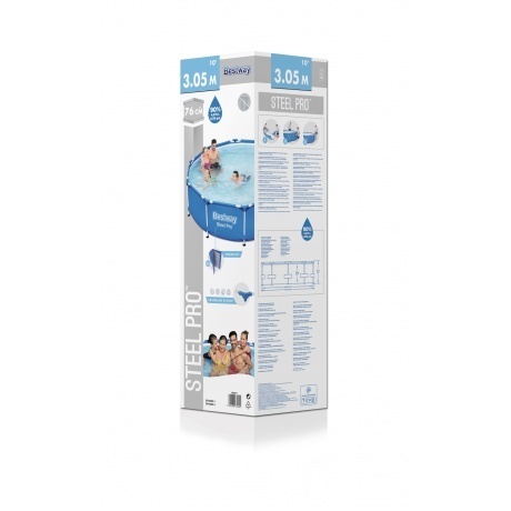 Бассейн 305*76 см Steel Pro Bestway 56677 - фото 2