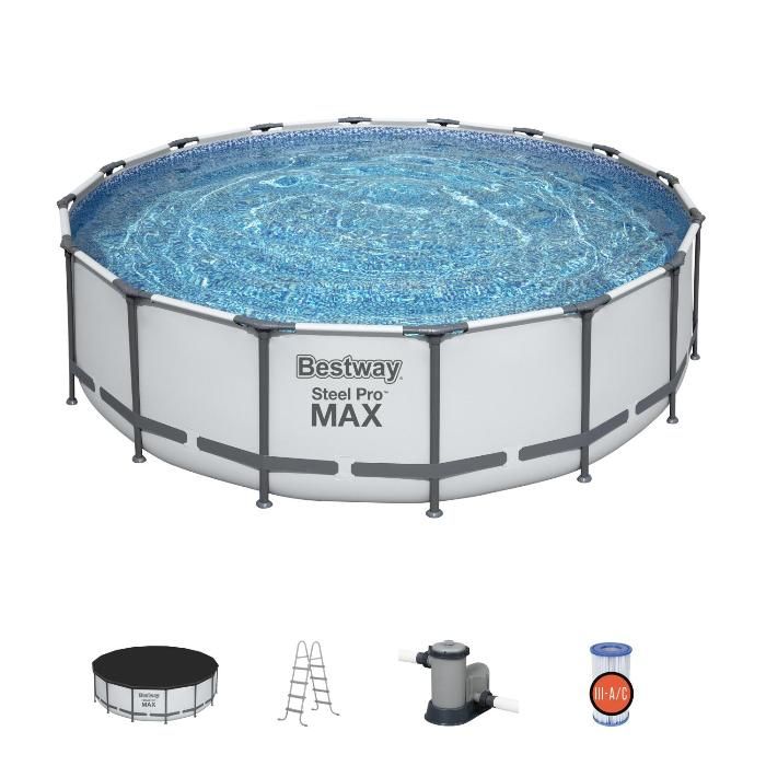 Каркасный бассейн BestWay Steel Pro Max 488х122cm 5612Z