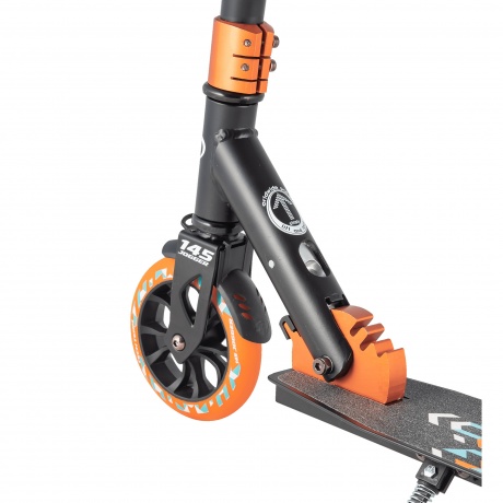 Самокат Tech Team 145 Jogger 2020 черно-оранжевый - фото 3