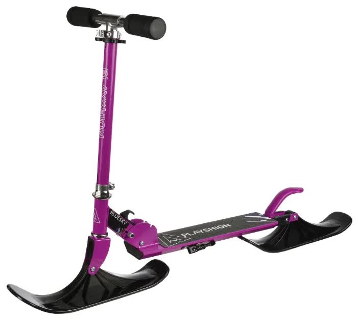 

Самокат-снегокат Playshion 2в1 BLUESKY-SNW фиолетовый
