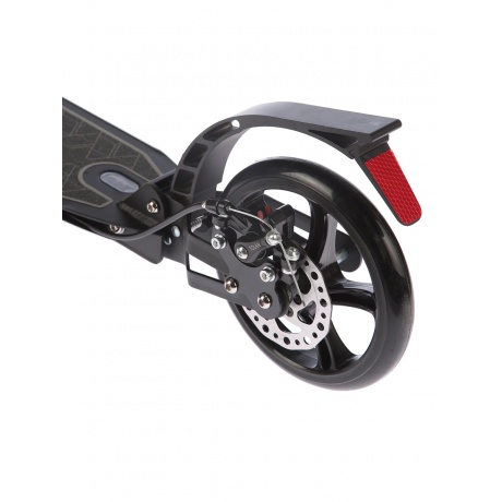 Самокат Race Spirit Hardin Black  (колеса 200/200 мм, ABEC 9, дисковый тормоз, 2 амортизатора) - фото 3