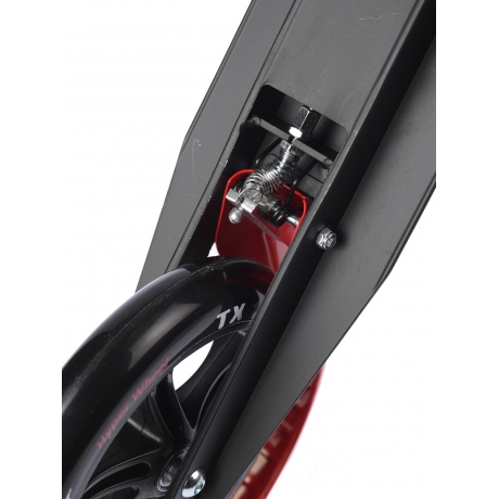 Самокат x-180 Red/Black/Hand Brake самокат колесо 180мм c ручным тормозом +подножка - фото 8