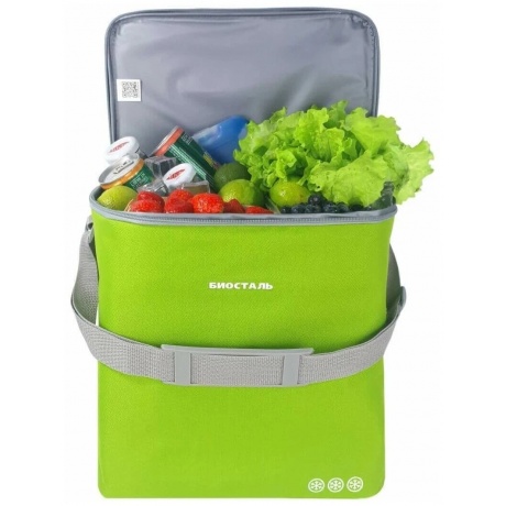 Термосумка (сумка-холодильник) Biostal Кантри (20 л.), зеленая - фото 1