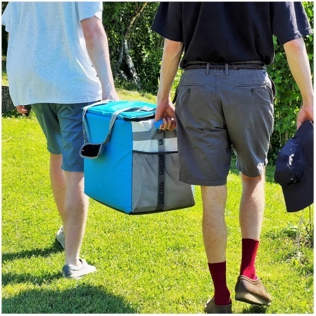 Термосумка (сумка-холодильник) Biostal Дискавери (40 л.), синяя - фото 9