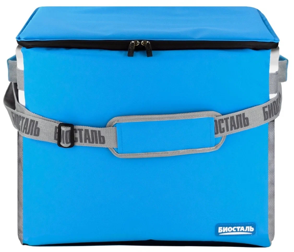 Термосумка (сумка-холодильник) Biostal Дискавери (40 л.), синяя фотографии
