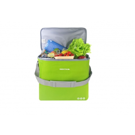 Термосумка (сумка-холодильник) Biostal Кантри (30 л.), зеленая - фото 1