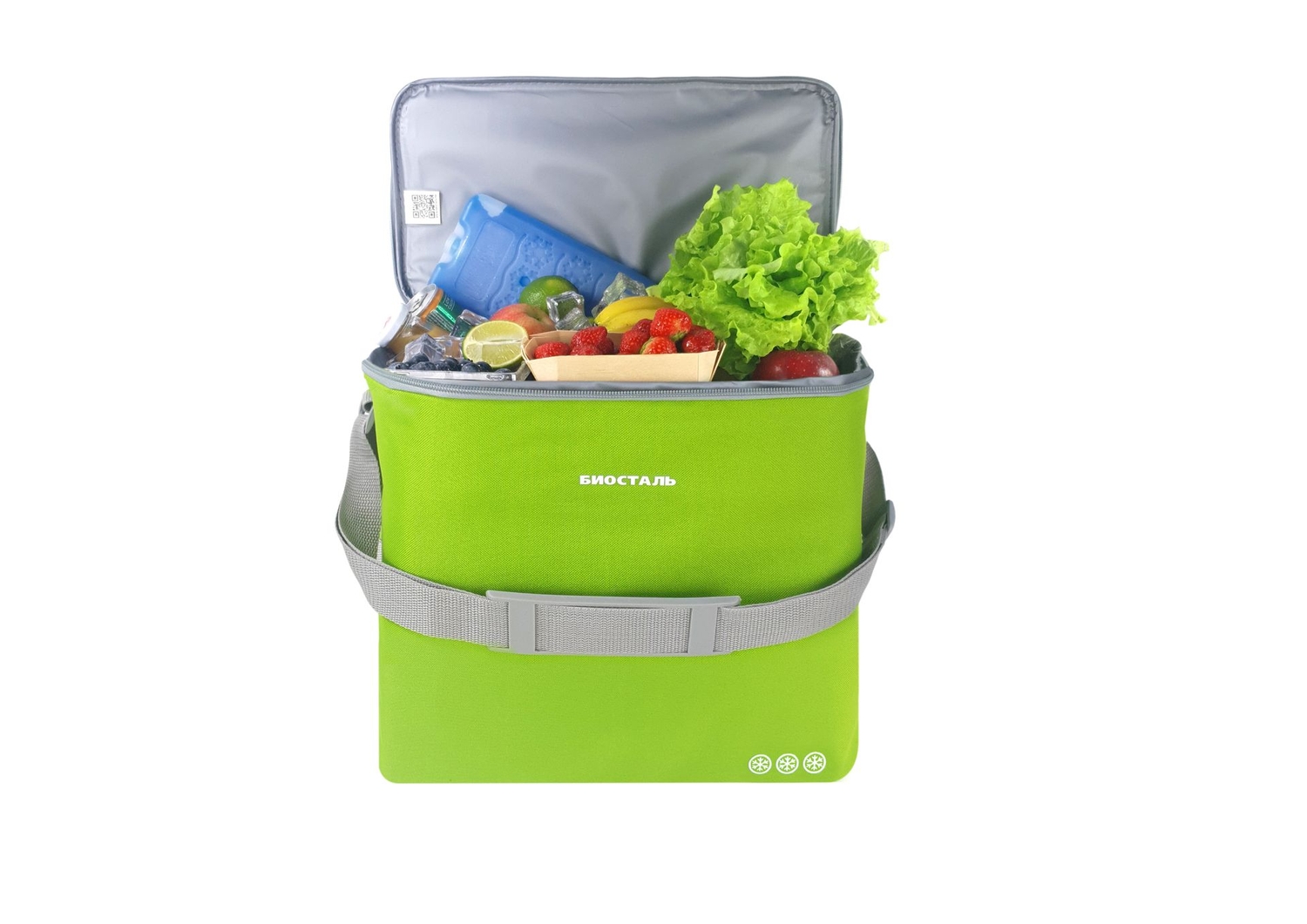 Термосумка (сумка-холодильник) Biostal Кантри (30 л.), зеленая