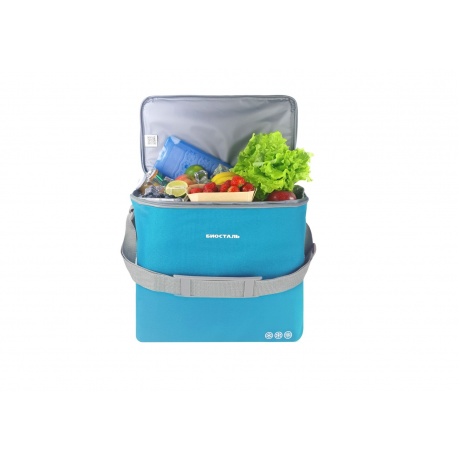 Термосумка (сумка-холодильник) Biostal Кантри (30 л.), синяя - фото 1