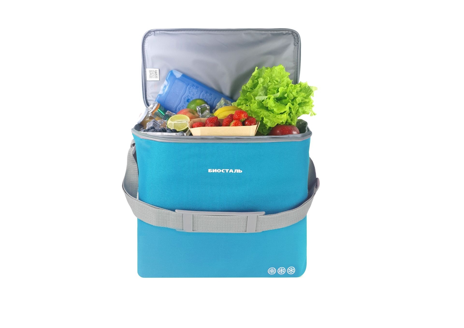 Термосумка (сумка-холодильник) Biostal Кантри (30 л.), синяя сумка холодильник кантри цвет лазурный 20л tcd 20b