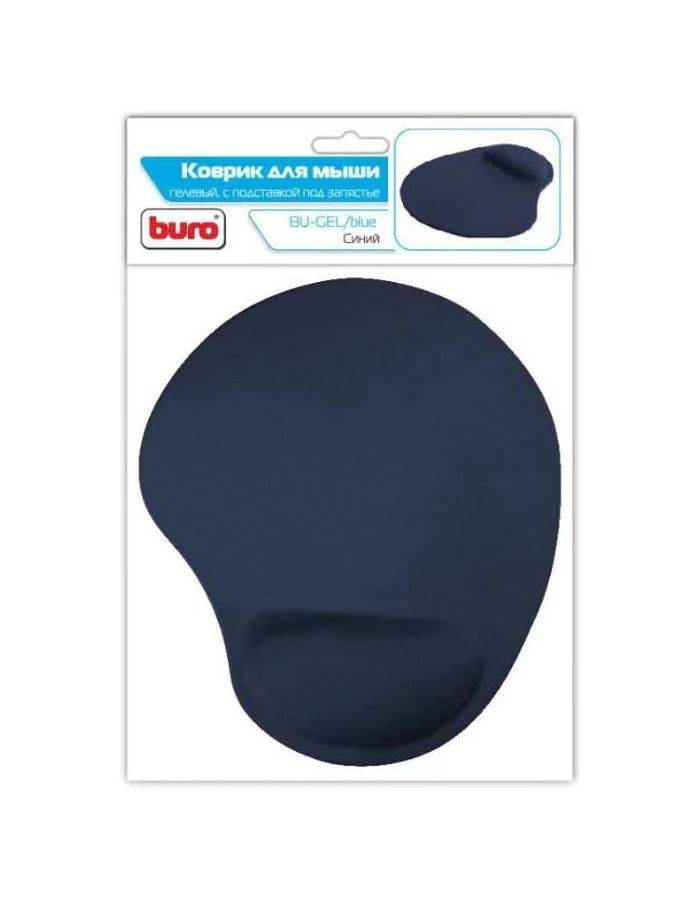 Коврик Buro для мыши BU-GEL Blue (817305)