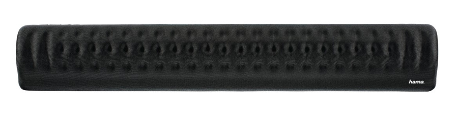 Коврик Hama для мыши Profile Keyboard Wrist Rest черный 00054774 - фото 1