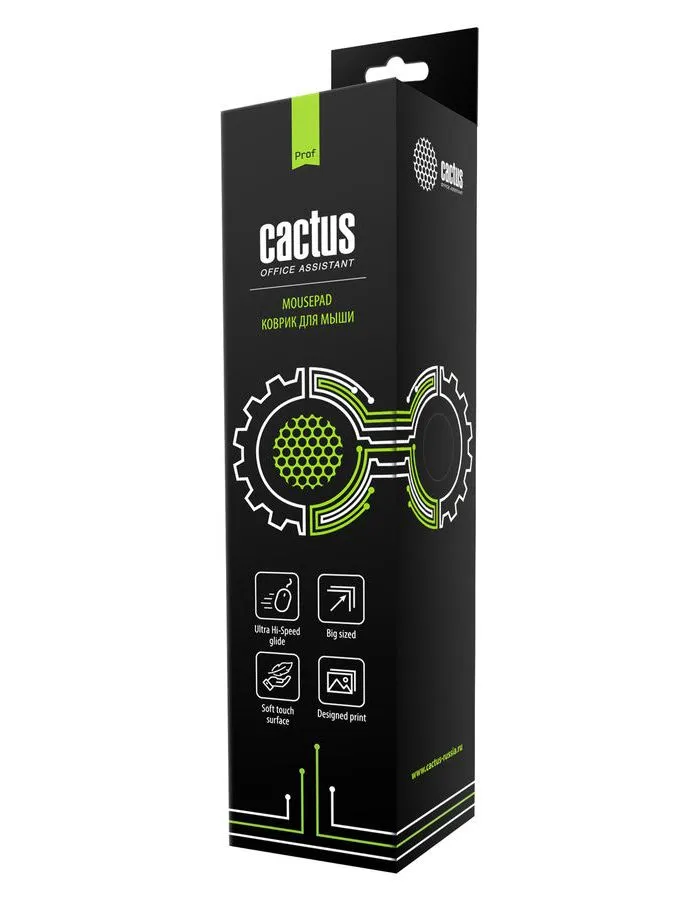 Коврик для мыши Cactus CS-MP-Pro02ХXL XXL черный - фото 4