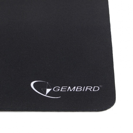 Коврик для мыши Gembird MP-BLACK чёрный - фото 2