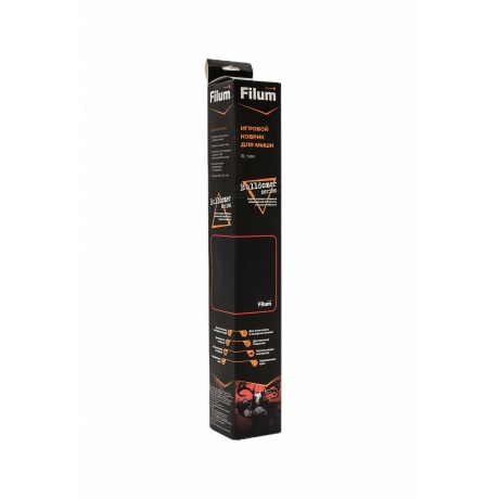 Коврик Filum FL-MP-XL-GAME черный (XL- 900*450*3 мм, ткань+резина) - фото 2