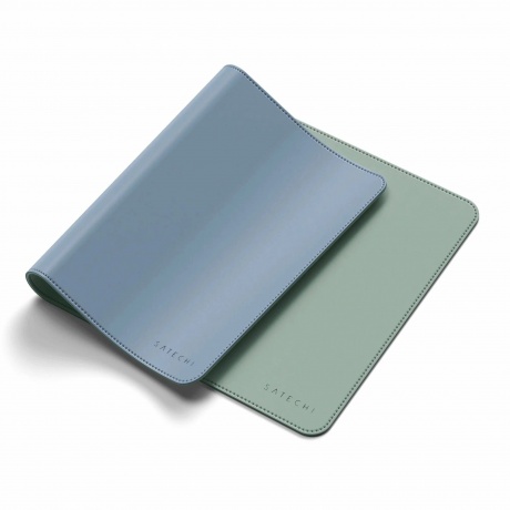 Коврик для мыши Satechi Dual Side Eco-Leather Deskmate Blue-Green ST-LDMBL - фото 2