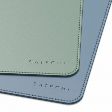 Коврик для мыши Satechi Dual Side Eco-Leather Deskmate Blue-Green ST-LDMBL - фото 4