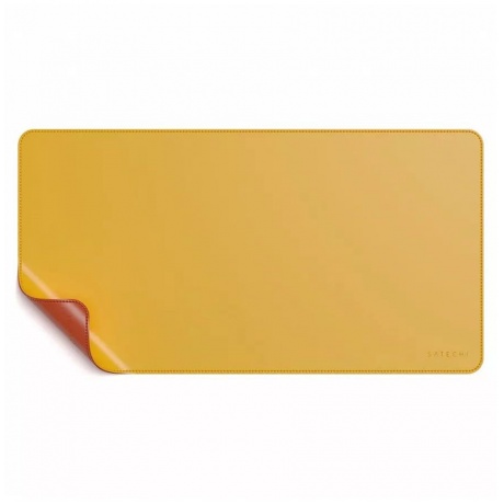 Коврик для мыши Satechi Eco Leather Deskmate Yellow-Orange ST-LDMYO180625 - фото 2