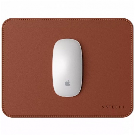 Коврик для мыши Satechi Eco Leather Mouse Pad Brown ST-ELMPN - фото 4