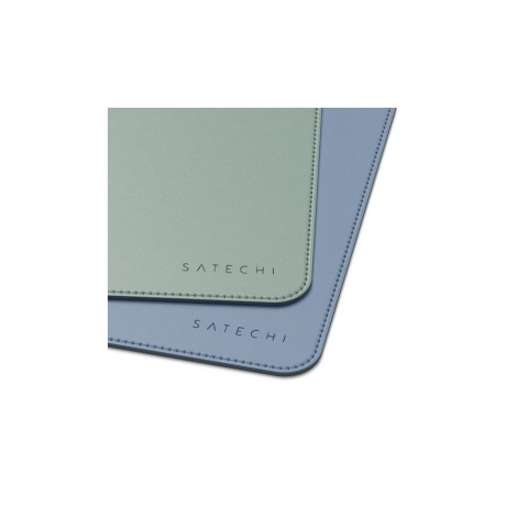 Коврик Satechi Dual Side ECO-Leather Deskmate Синий/зеленый - фото 6