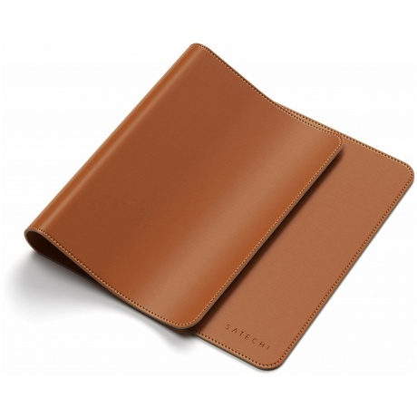 Коврик Satechi Eco Leather Deskmate Размер 58,5 x 31 см. коричневый. - фото 2