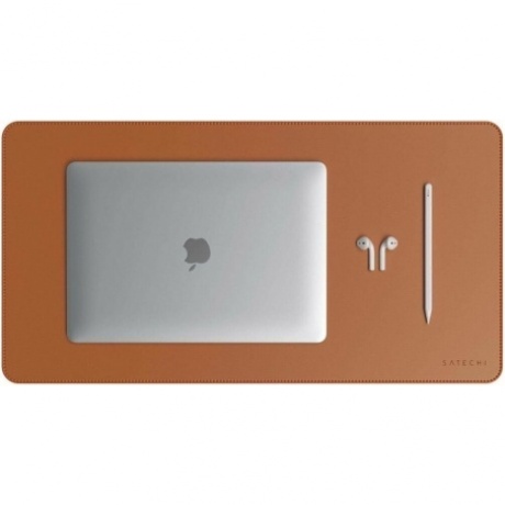 Коврик Satechi Eco Leather Deskmate Размер 58,5 x 31 см. коричневый. - фото 3