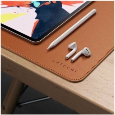 Коврик Satechi Eco Leather Deskmate Размер 58,5 x 31 см. коричневый. - фото 4