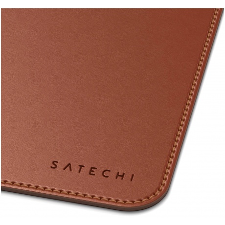 Коврик Satechi Eco Leather Mouse Pad Размер 25 x 19 см. коричневый. - фото 3