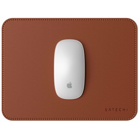Коврик Satechi Eco Leather Mouse Pad Размер 25 x 19 см. коричневый. - фото 5