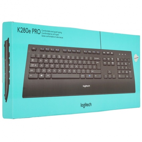 Клавиатура Logitech K280e черный USB - фото 7