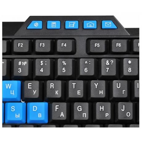 Клавиатура Oklick 750G черный/черный USB Multimedia - фото 4
