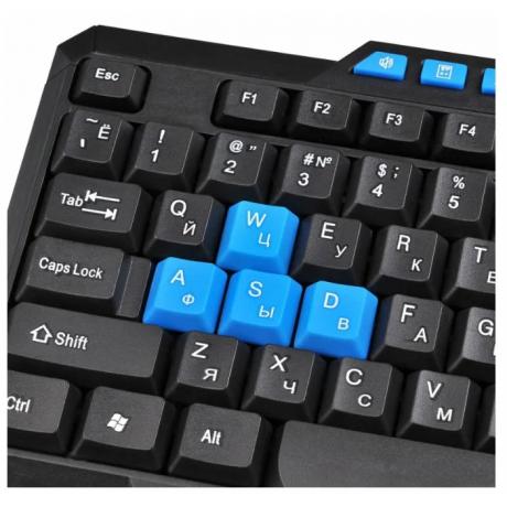 Клавиатура Oklick 750G черный/черный USB Multimedia - фото 6