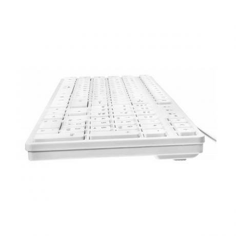 Клавиатура Oklick 556S белый USB slim Multimedia - фото 5