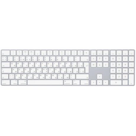 Клавиатура Apple Magic Keyboard with Numeric Keypad (MQ052RS/A) Silver Bluetooth - фото 1