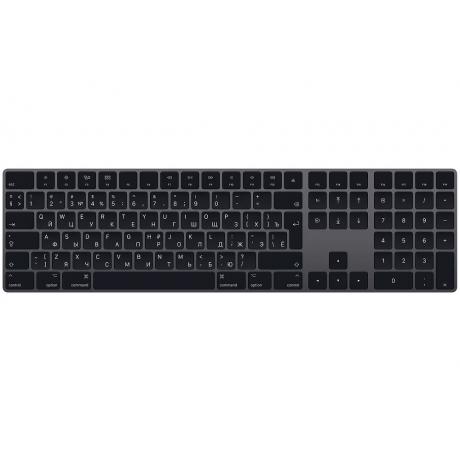 Клавиатура Apple Magic Keyboard with Numeric Keypad (MRMH2RS/A) Space Gray Bluetooth - фото 1