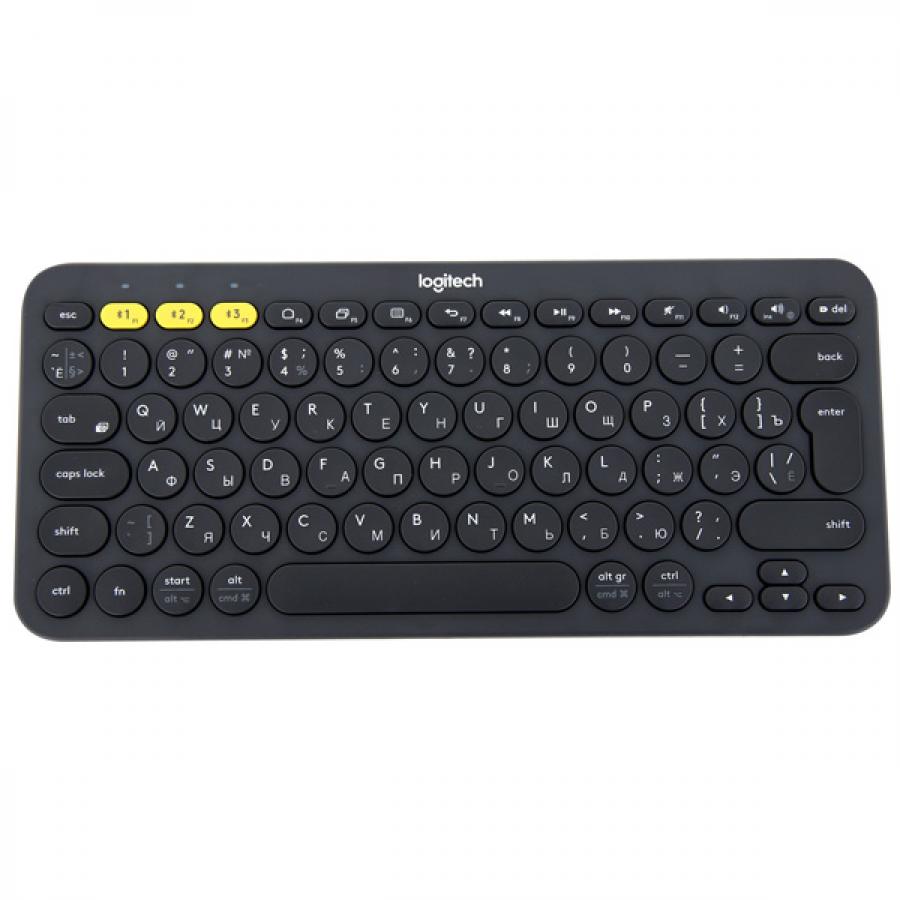 Клавиатура Logitech K380 Wireless Dark Grey клавиатура logitech k270 920003757