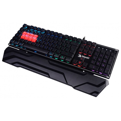 Клавиатура A4Tech Bloody B3370R Black USB - фото 3
