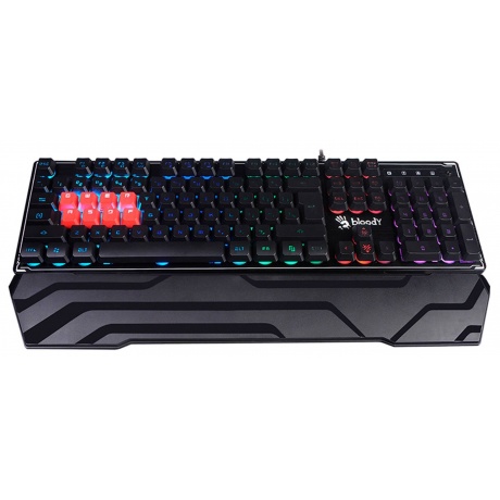 Клавиатура A4Tech Bloody B3370R Black USB - фото 4