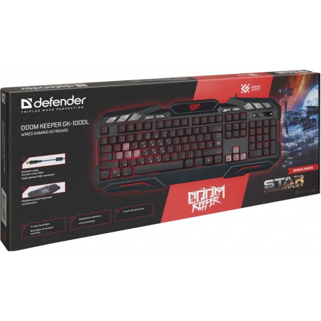Клавиатура Defender Doom Keeper GK-100DL - фото 5
