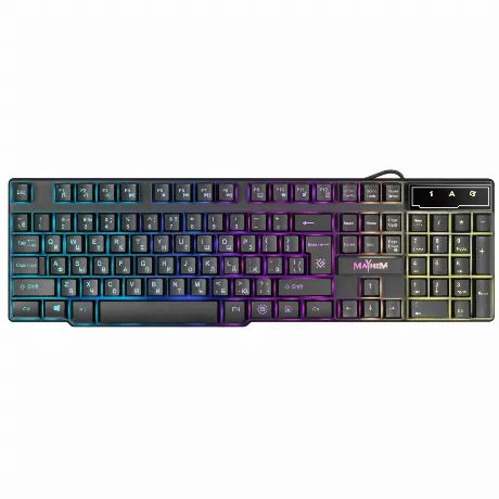 Клавиатура Defender Mayhem GK-360DL RU RGB Black USB