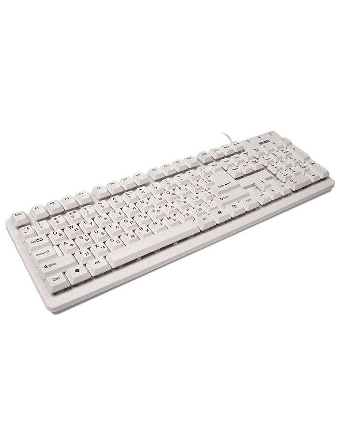 Клавиатура Sven Standard 301 USB белая клавиатура проводная sven standard 301 usb белая
