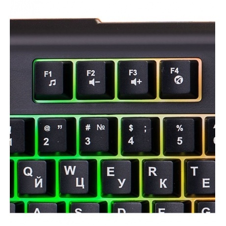 Клавиатура Oklick 710G BLACK DEATH черный/серый - фото 13