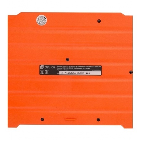 Клавиатура Oklick 710G BLACK DEATH черный/серый - фото 17